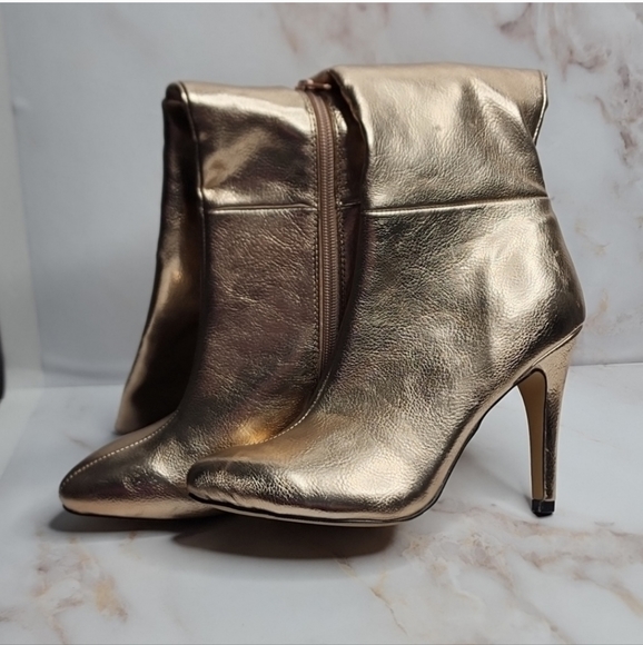 Steve madden madden girl rose gold stilettos boots skylar new - Picture 3 of 6